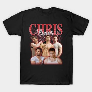 RETRO VINTAGE CHRIS EVANS 90 BOOTLEG STYLE T-Shirt